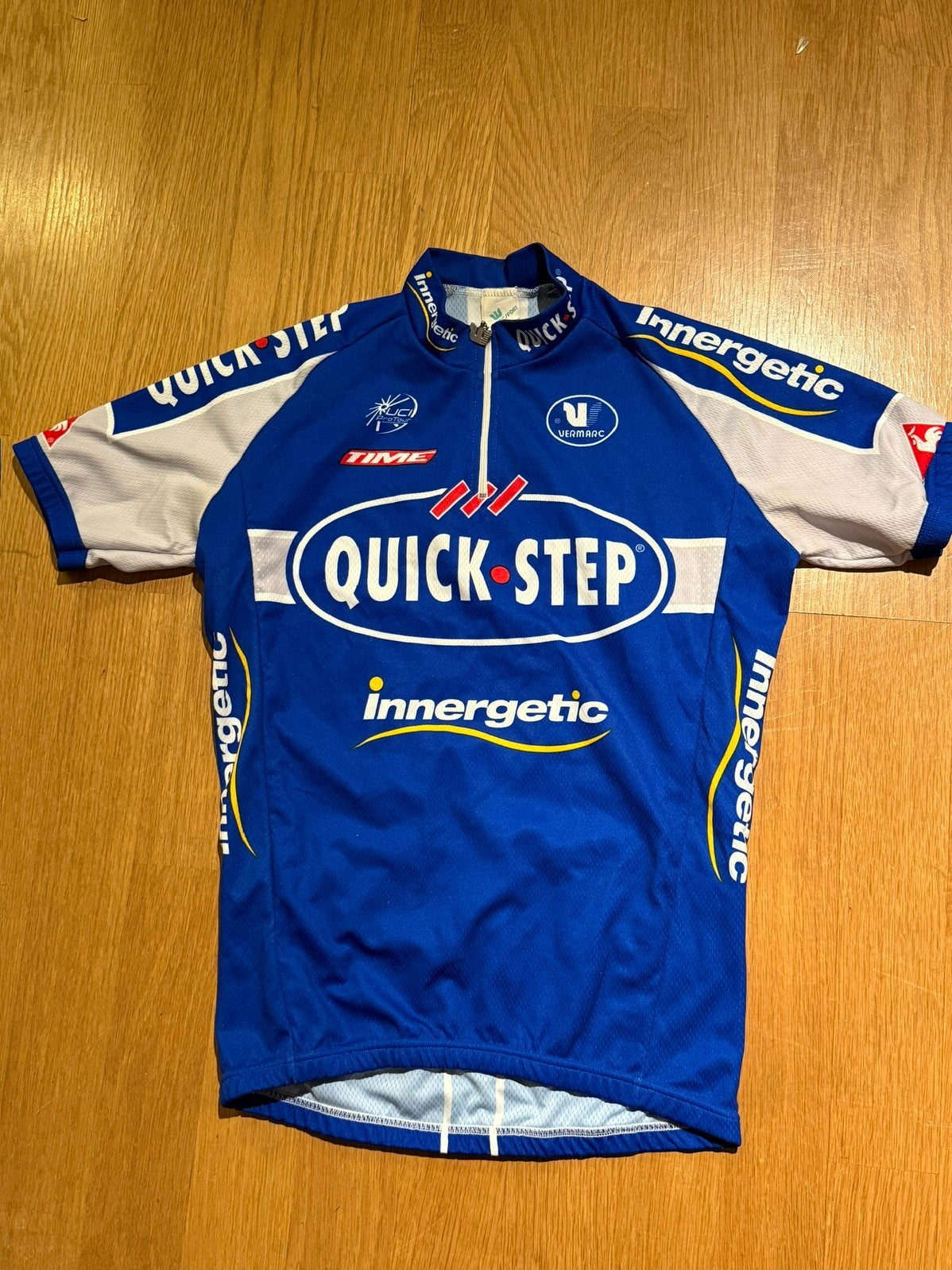Quick step Innergetic fietstrui + broek - Vermarc, Enlèvement ou Envoi, Comme neuf, M