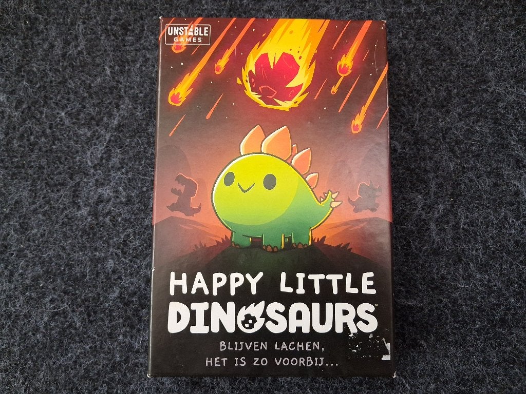 Kaartspel Happy Little Dinosaurs, Ophalen of Verzenden, Zo goed als nieuw, Unstable Games
