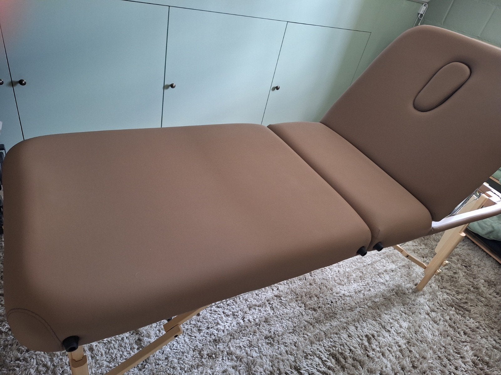 massagetafel, beige , merk zengrowth., Jardin & Terrasse, Chaises longues, Enlèvement, Comme neuf