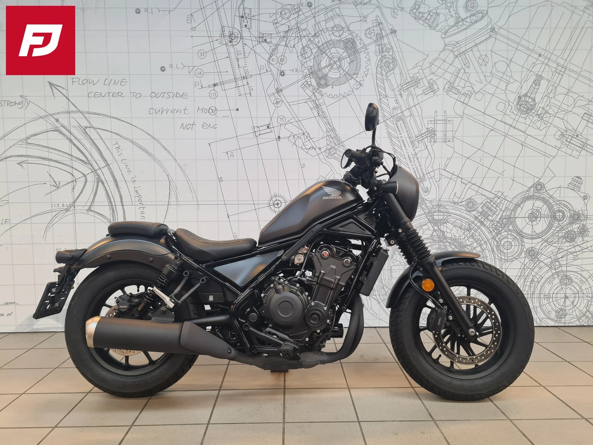 Honda CMX 500 Rebel SE (bj 2022), Motoren, Chopper, Bedrijf, 12 t/m 35 kW, 500 cc