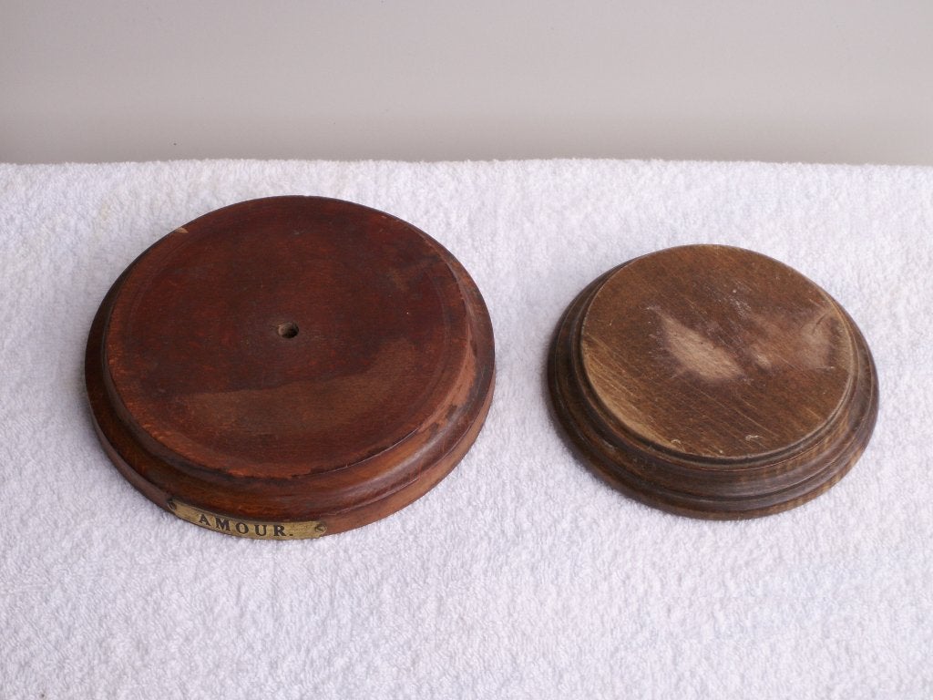 Pieds en bois, Bois, Brun, Autres sujets, Moins de 20 cm