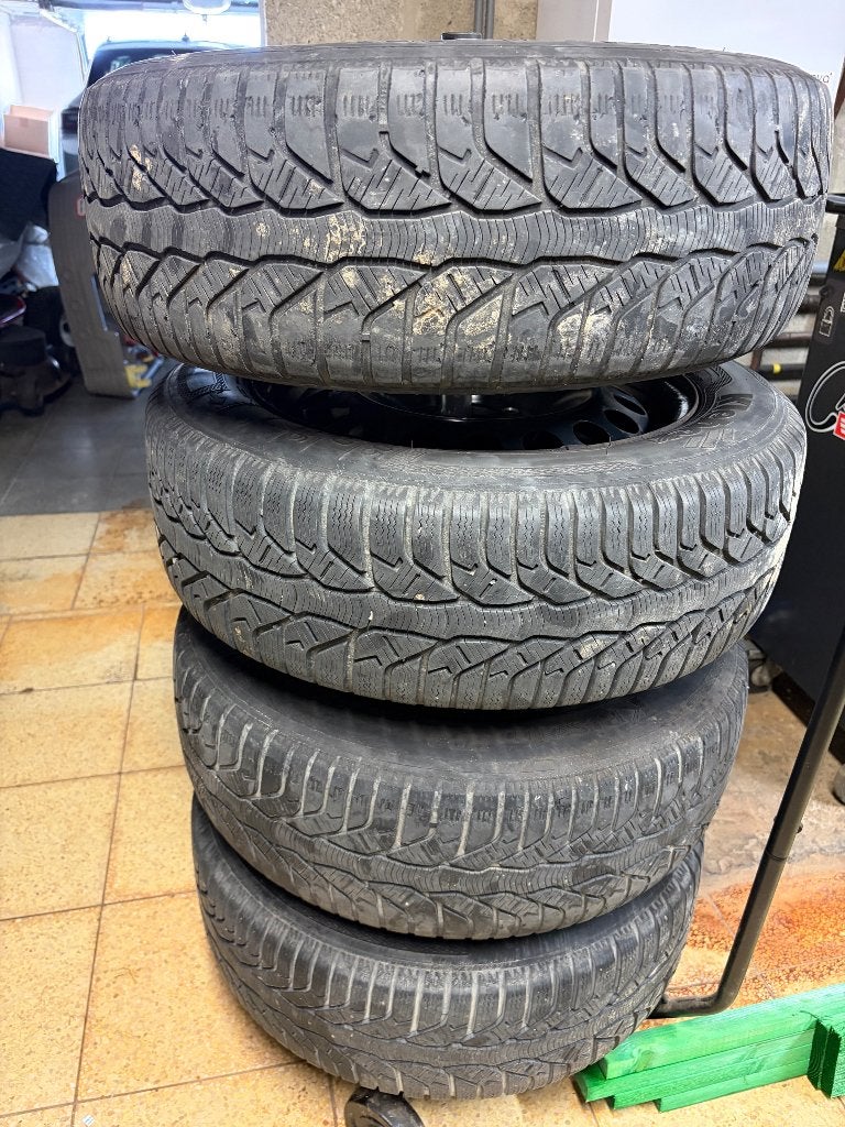 Stalen velgen met winterbanden Oprel Astra J Sports Tourer, Auto-onderdelen, Banden en Velgen, Ophalen, Gebruikt, Velg(en), 16 inch