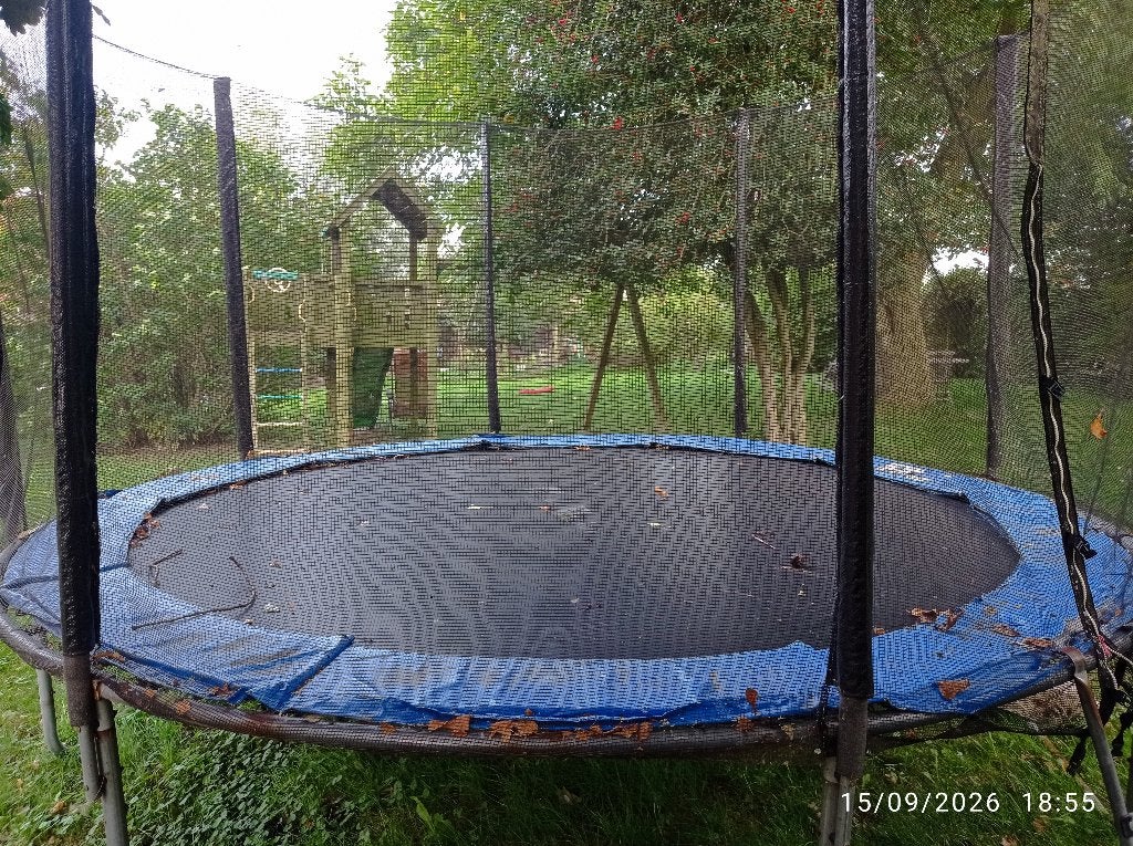 Trampoline dia 370cm met ladder, Kinderen en Baby's, Ophalen, Gebruikt