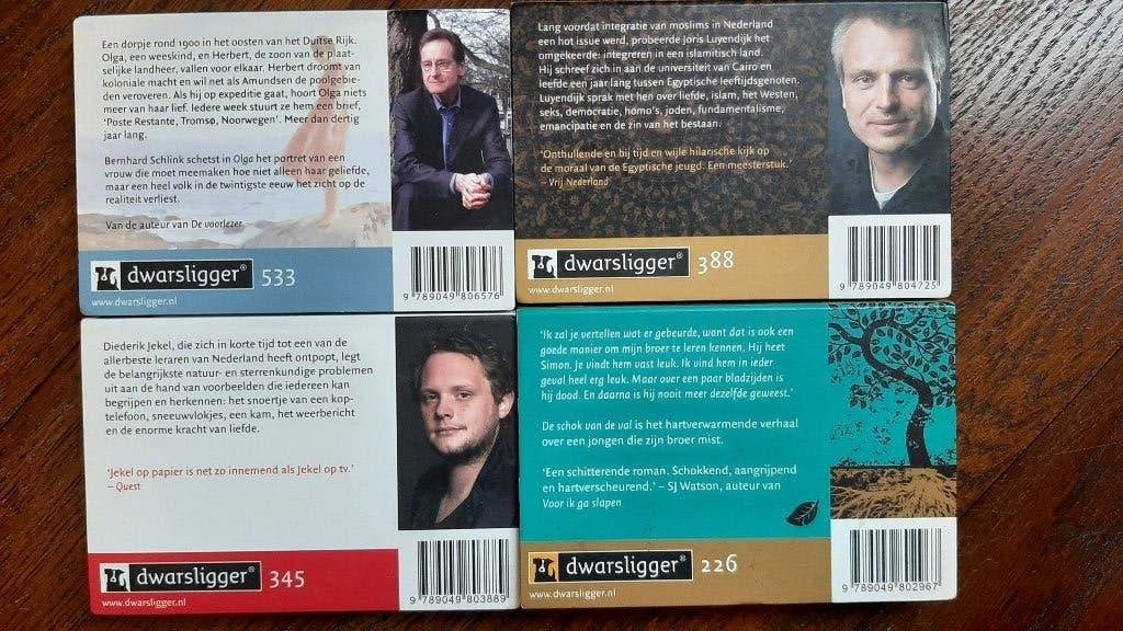 Dwarsligger boekjes, Livres, Romans, Enlèvement ou Envoi, Comme neuf, Belgique