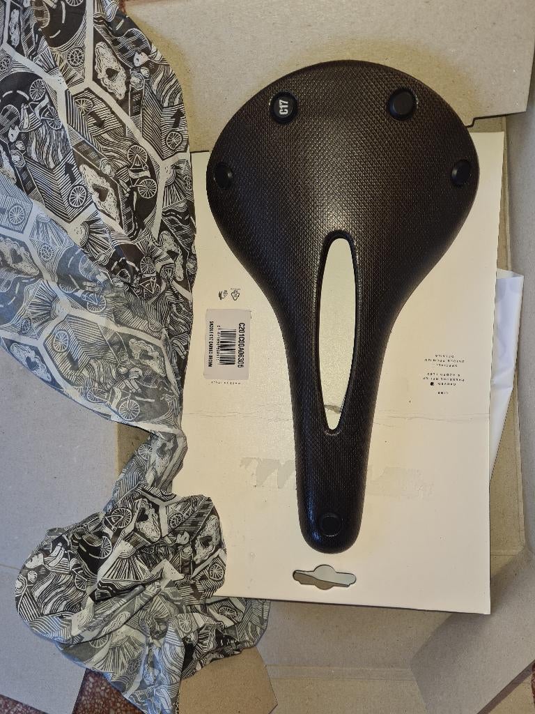 Brooks cambium c17 carved brown, Ophalen, Nieuw, Zadel, Brooks