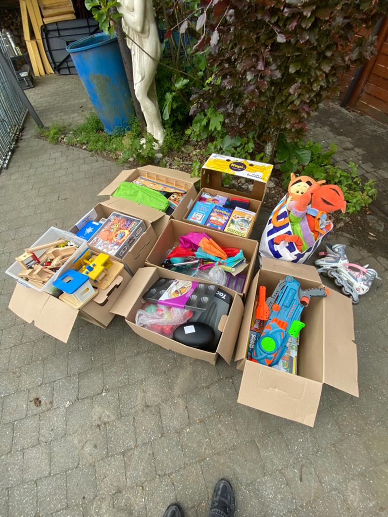 Rommelmarktspullen, Ophalen, Gebruikt