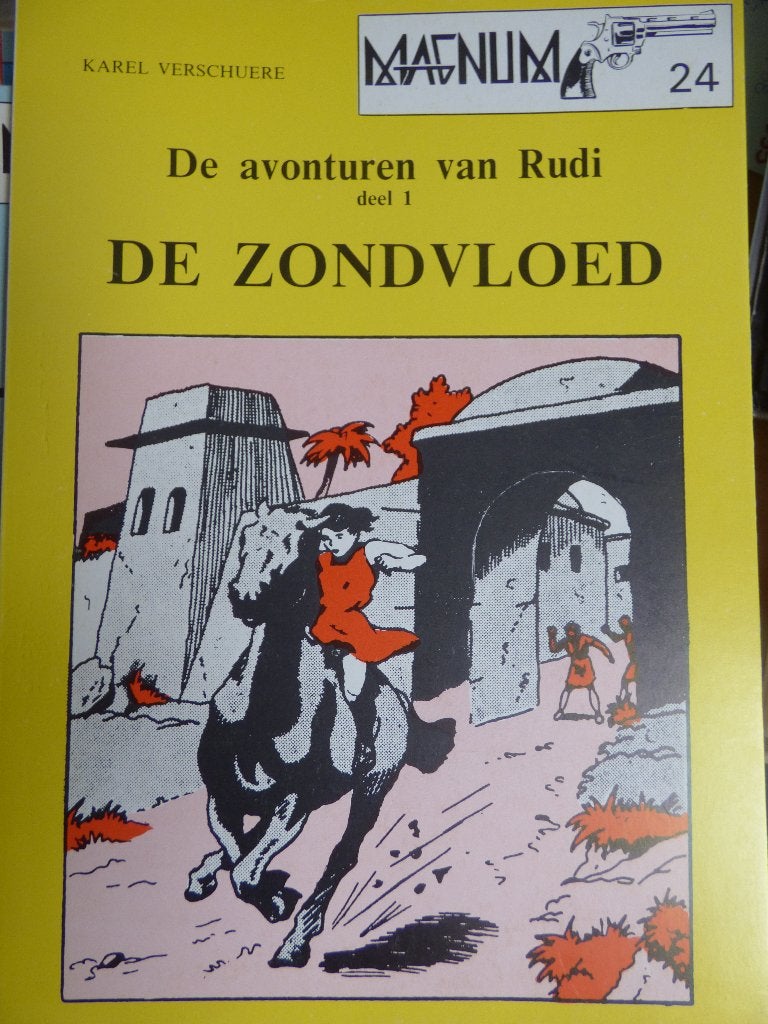 magnum nr 24 , de zondvloed, de avonturen van rudi, Boeken, Ophalen of Verzenden
