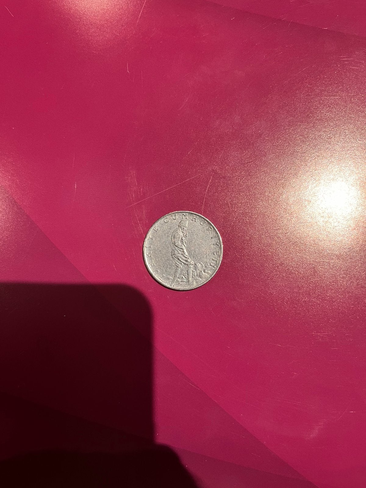 Turkije 2 1/2 Lira 1975 VF-25, Ophalen of Verzenden, Munten en Bankbiljetten