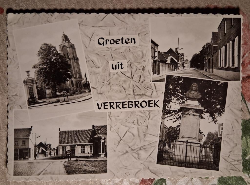 Vintage Postkaart Verrebroek, Verzamelen, Ophalen of Verzenden