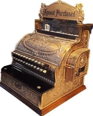 Ancienne caisse enregistreuse nationale des États-Unis, Antiquités & Art, Enlèvement