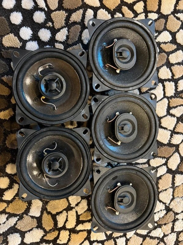Blaupunkt coaxial speakers, Auto diversen, Autospeakers, Ophalen of Verzenden, Zo goed als nieuw