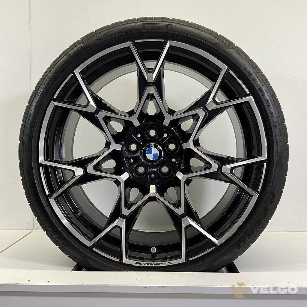 BMW 5 SERIE G60 G61 SET VELGEN + ZOMER BANDEN 21 INCH ORIG., Auto-onderdelen, -, -, Banden en Velgen, Zomerbanden