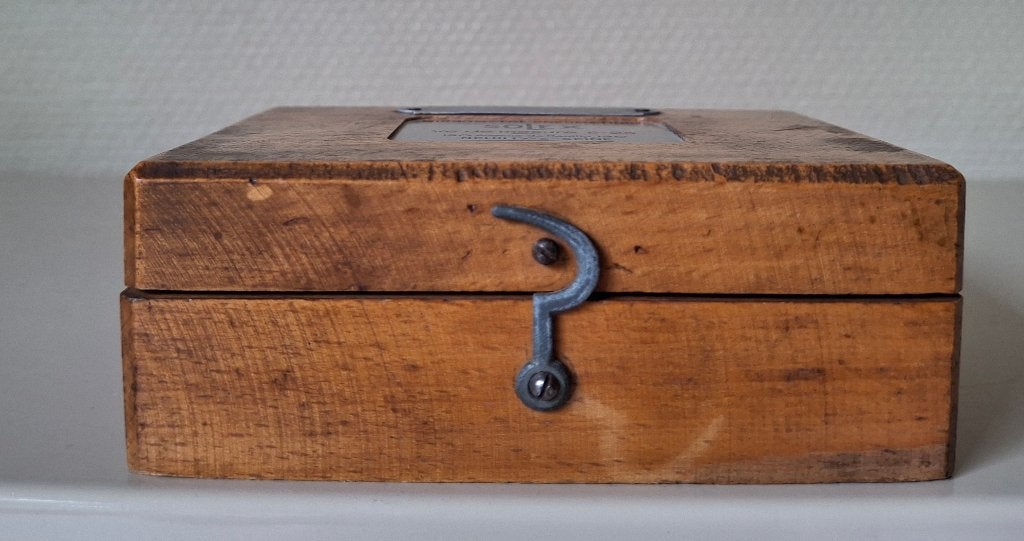 Leeg Antiek houten doosje SOLEX (Micromètre Pneumatique), Enlèvement ou Envoi