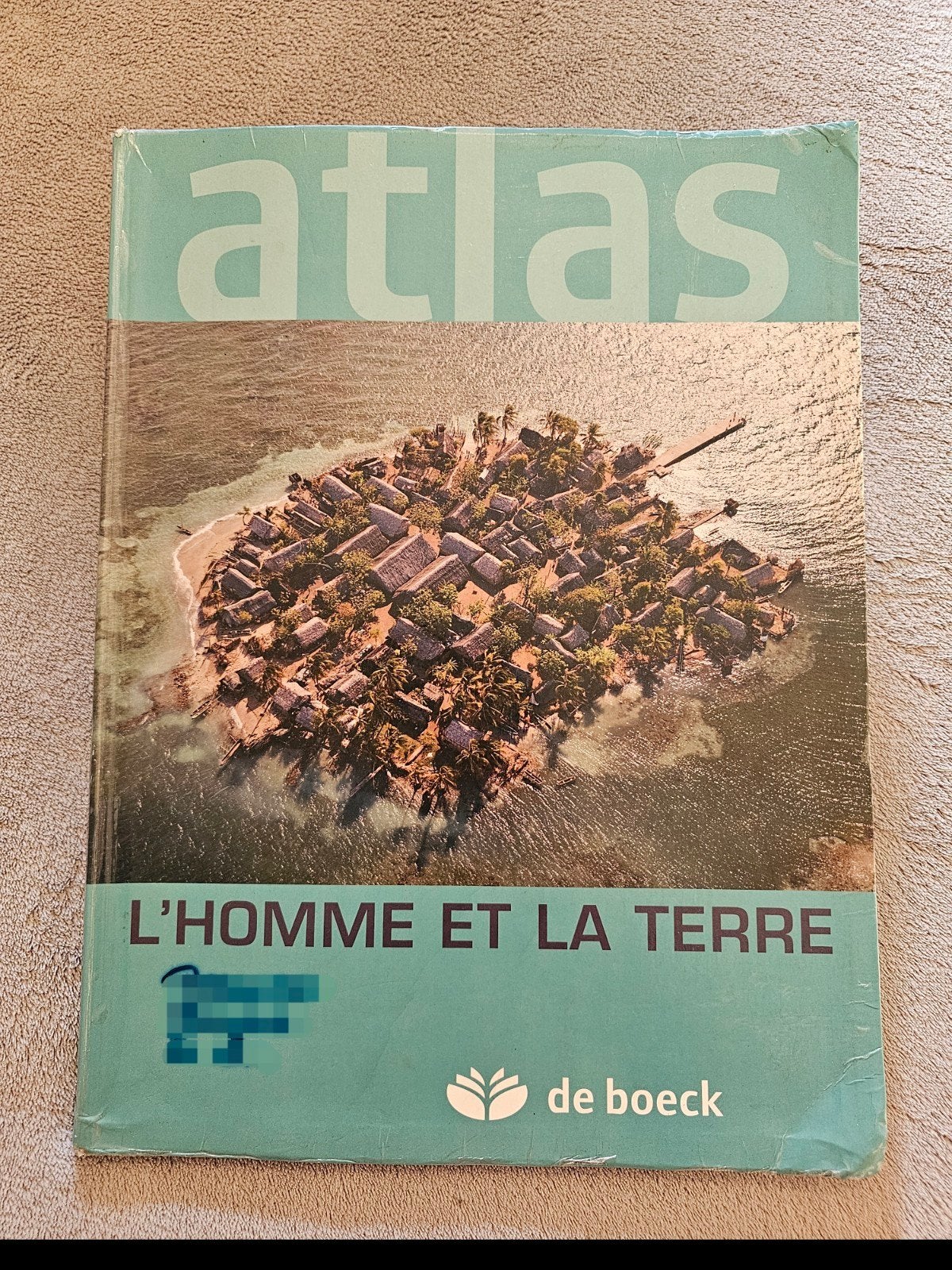 Atlas ; L'Homme et la Terre, Livres, Philippe De Maeyer, Enlèvement, Utilisé, Secondaire