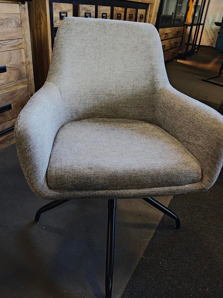 Draaibare stoel grijs (outlet), Enlèvement, Neuf, Gris, Autres matériaux