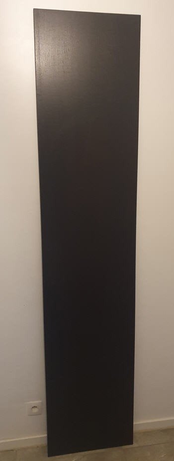 1 Portes IKEA marron noir 2m36 hauteur sur 50 cm largeur, Enlèvement, Utilisé, Moins de 50 cm, Avec porte(s)