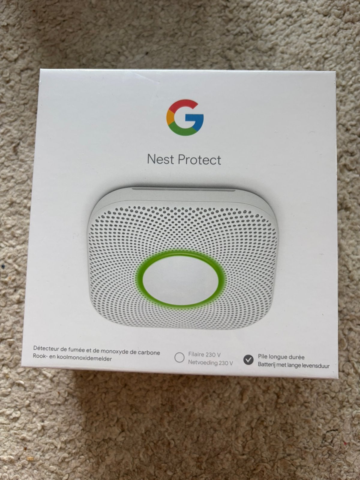 Google Nest Protect V2 batterij (3 stuks), Bricolage & Construction, Systèmes d'alarme, Enlèvement ou Envoi, Neuf, Détecteur, Capteur ou Alarme