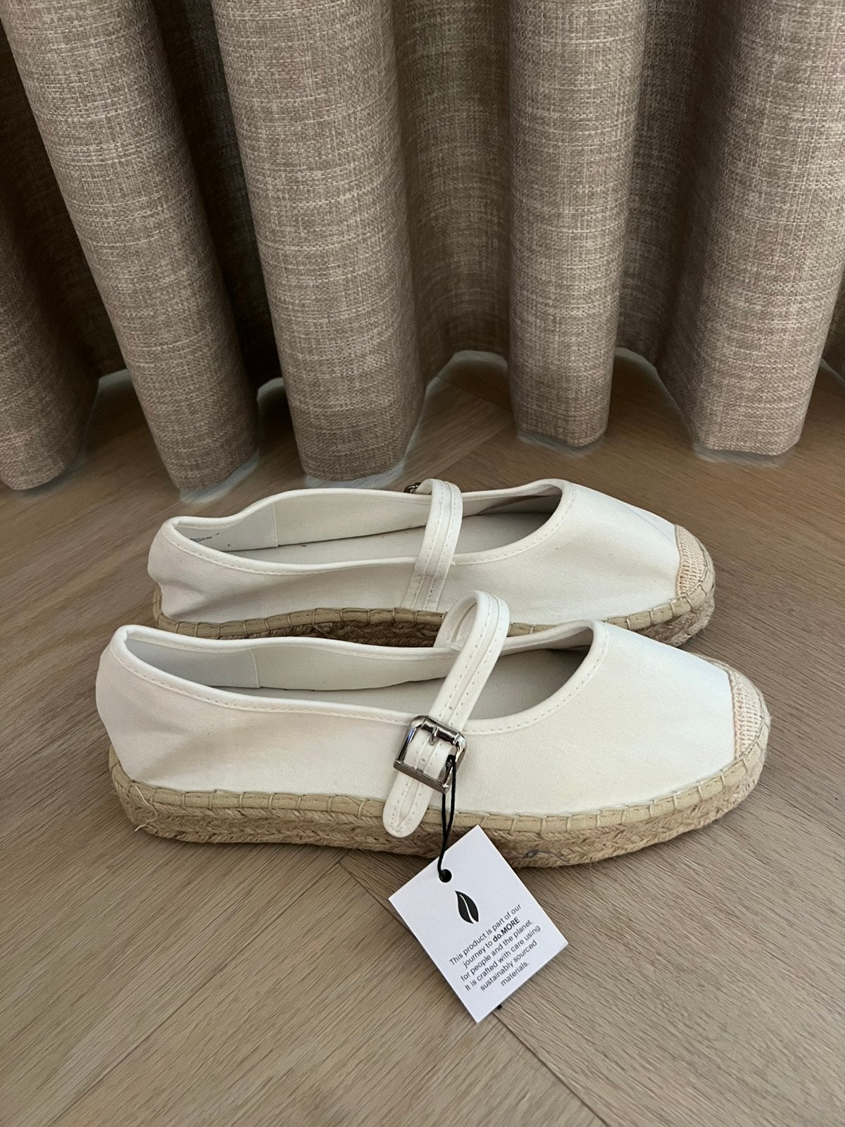 Witte ballerina’s / espadrilles van Anna Field - maat 42, Verzenden, Wit, Nieuw, Ballerina's