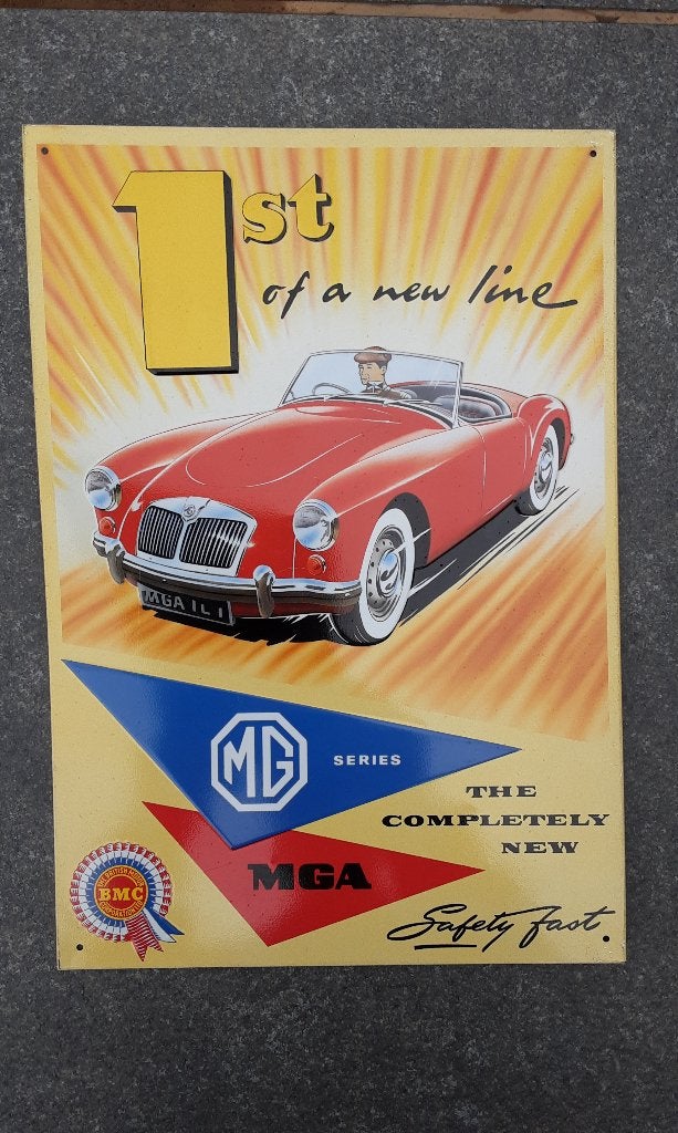 MG drie dimensioneel reclamebord , 1994 , in nieuwstaat, Verzamelen, Merken en Reclamevoorwerpen, Ophalen of Verzenden, Nieuw
