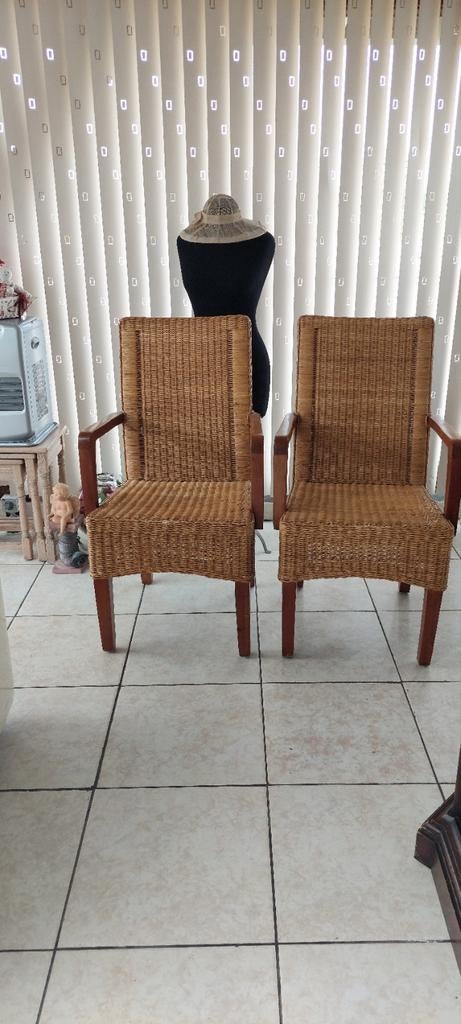 Stoelen riet 2stuk, Ophalen