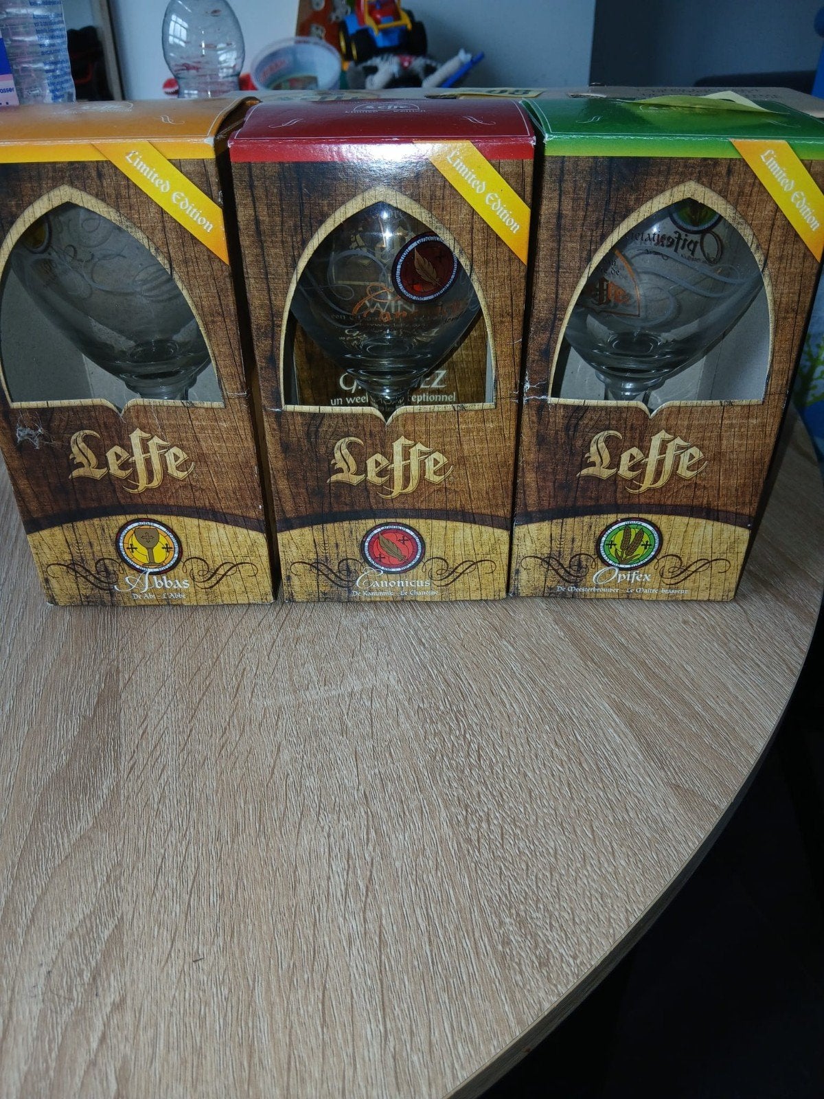 Verres L'effe collection, Collections