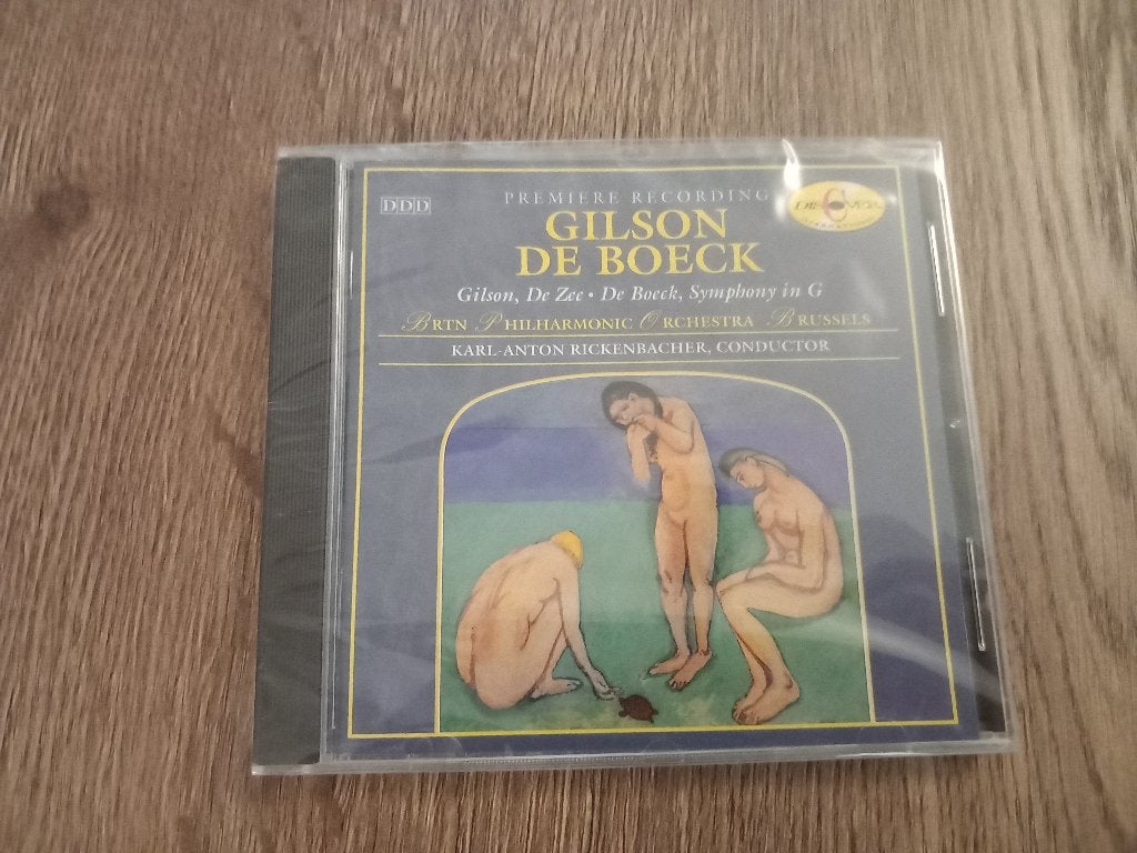 CD Gilson De Boeck BRTN Filharmonisch Orkest Brussel De Zee, Enlèvement ou Envoi, Neuf, dans son emballage, Album