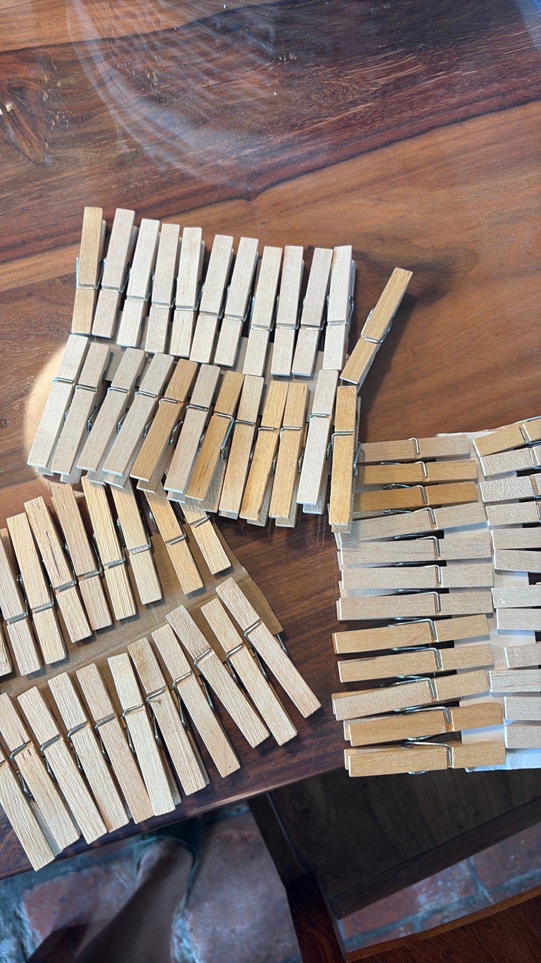 wasknijpers Clothes pins wooden, Ophalen, Overige thema's, Hout, Overige merken