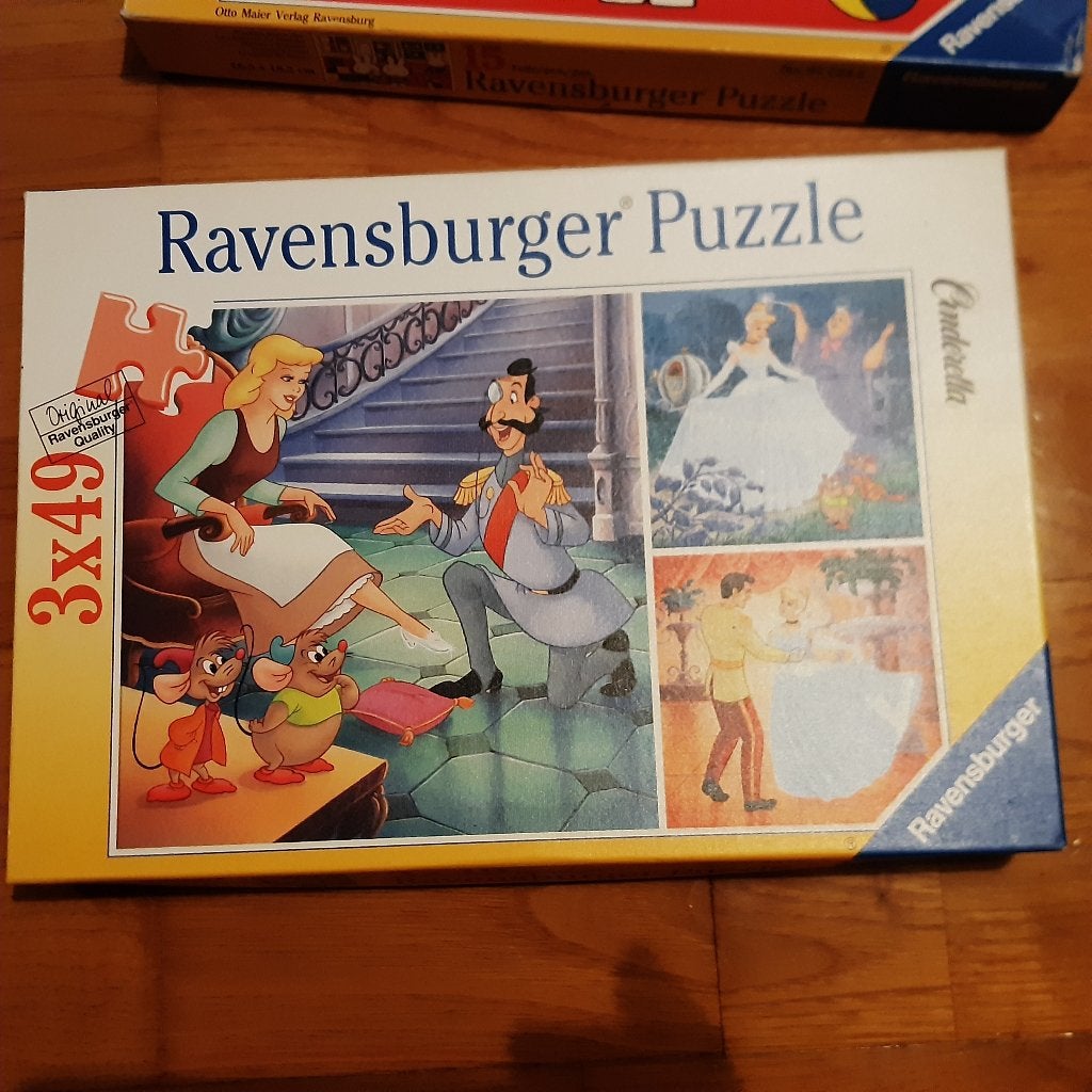 Puzzle Cendrillon, Verzamelen, Disney, Ophalen, Assepoester of Belle, Zo goed als nieuw, Plaatje of Poster