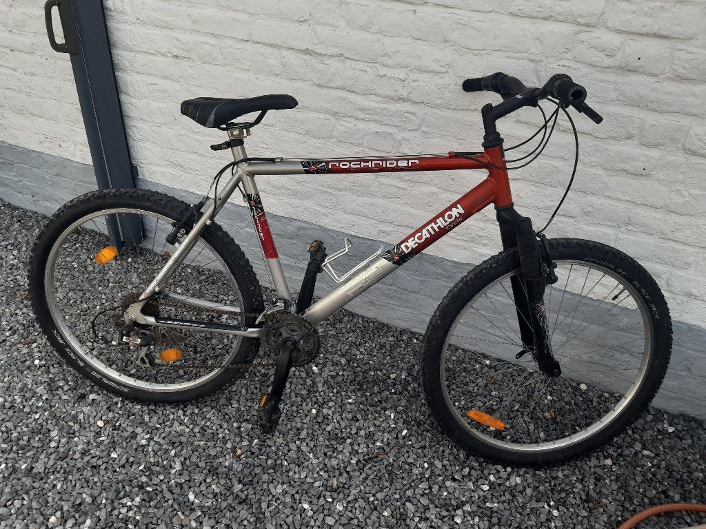 Fiets met werk aan rockrider (versnellingen gaan niet), Enlèvement, Utilisé