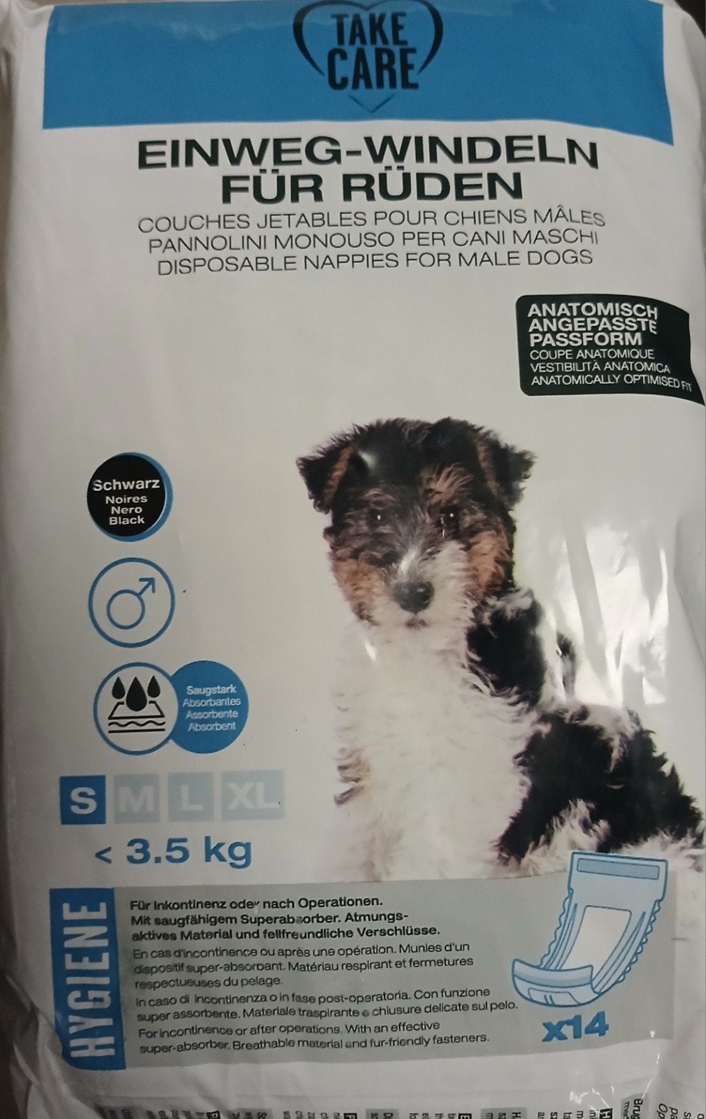 Couches jetables pour petit chien (2 paquets) 24, Animaux & Accessoires, Enlèvement