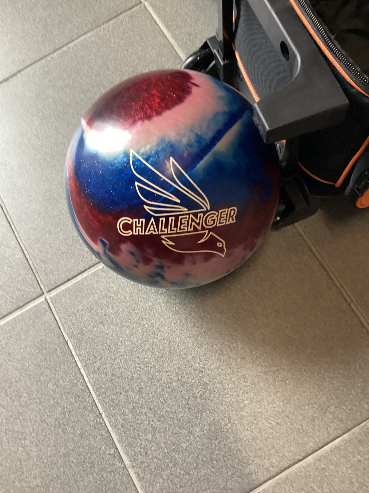 Bowlingbal zeeer goede staat en nieuw tas voor 2 ballen, Enlèvement, Neuf