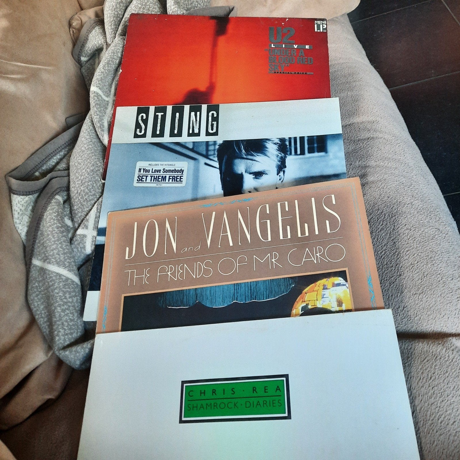 LP's , U2 - Sting - Jon and Vangelis - Chris Rea ., CD & DVD, Vinyles | Hardrock & Metal, Enlèvement ou Envoi, Hard rock, LP