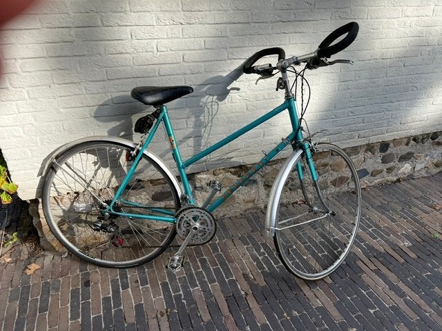 Sportieve damesfiets, Gebruikt, 26 inch, 10 tot 15 versnellingen, Velgrem