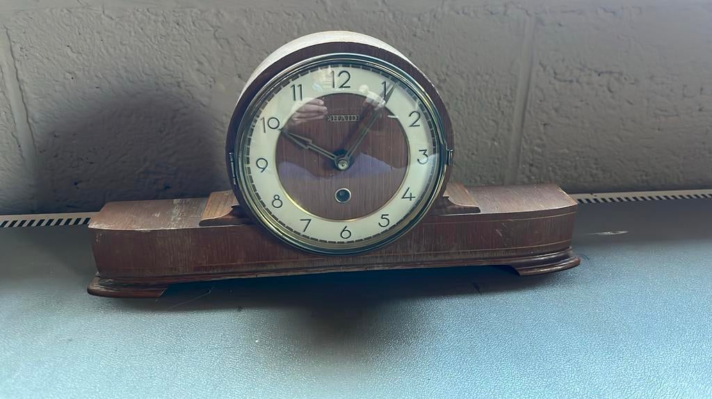 Horloge vintage allemande Haid assez rare, Antiquités & Art, Enlèvement ou Envoi