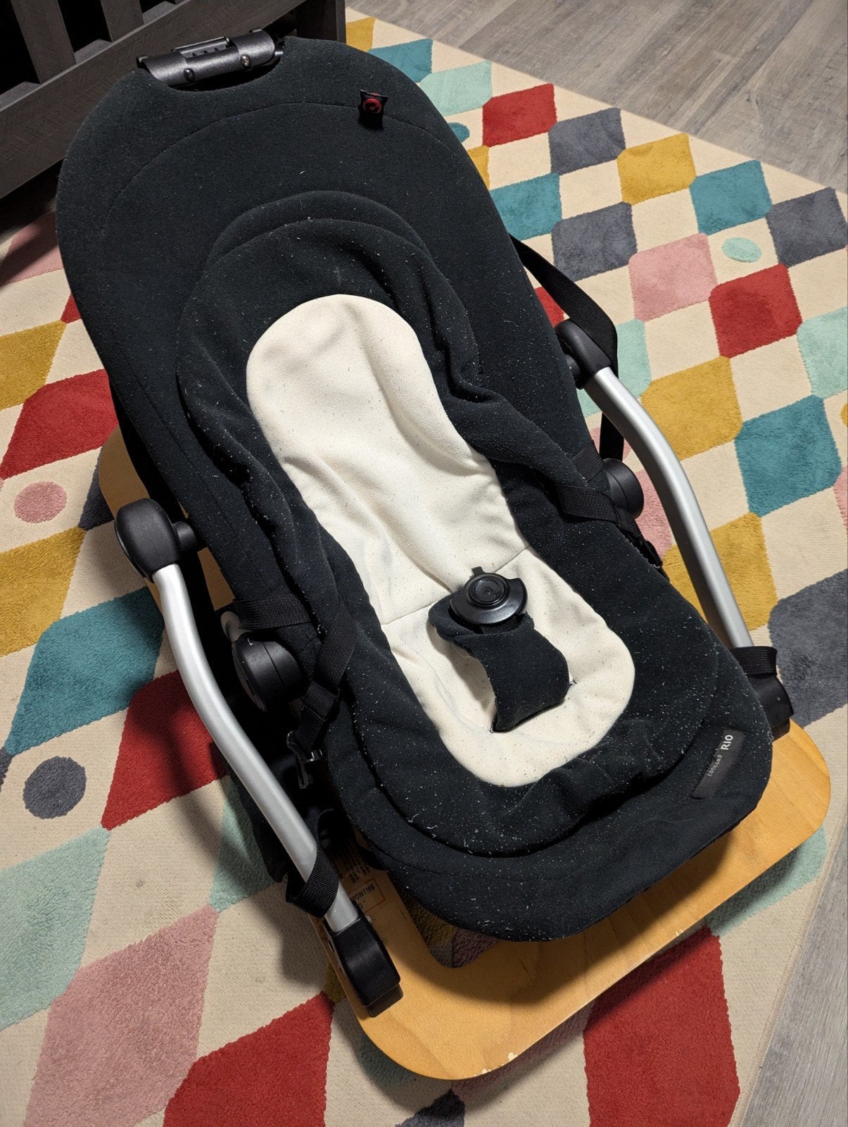 Opvouwbare wipstoel, Kinderen en Baby's, Overige merken, Gebruikt, Wipstoel, Met gordel(s) of riempje(s)
