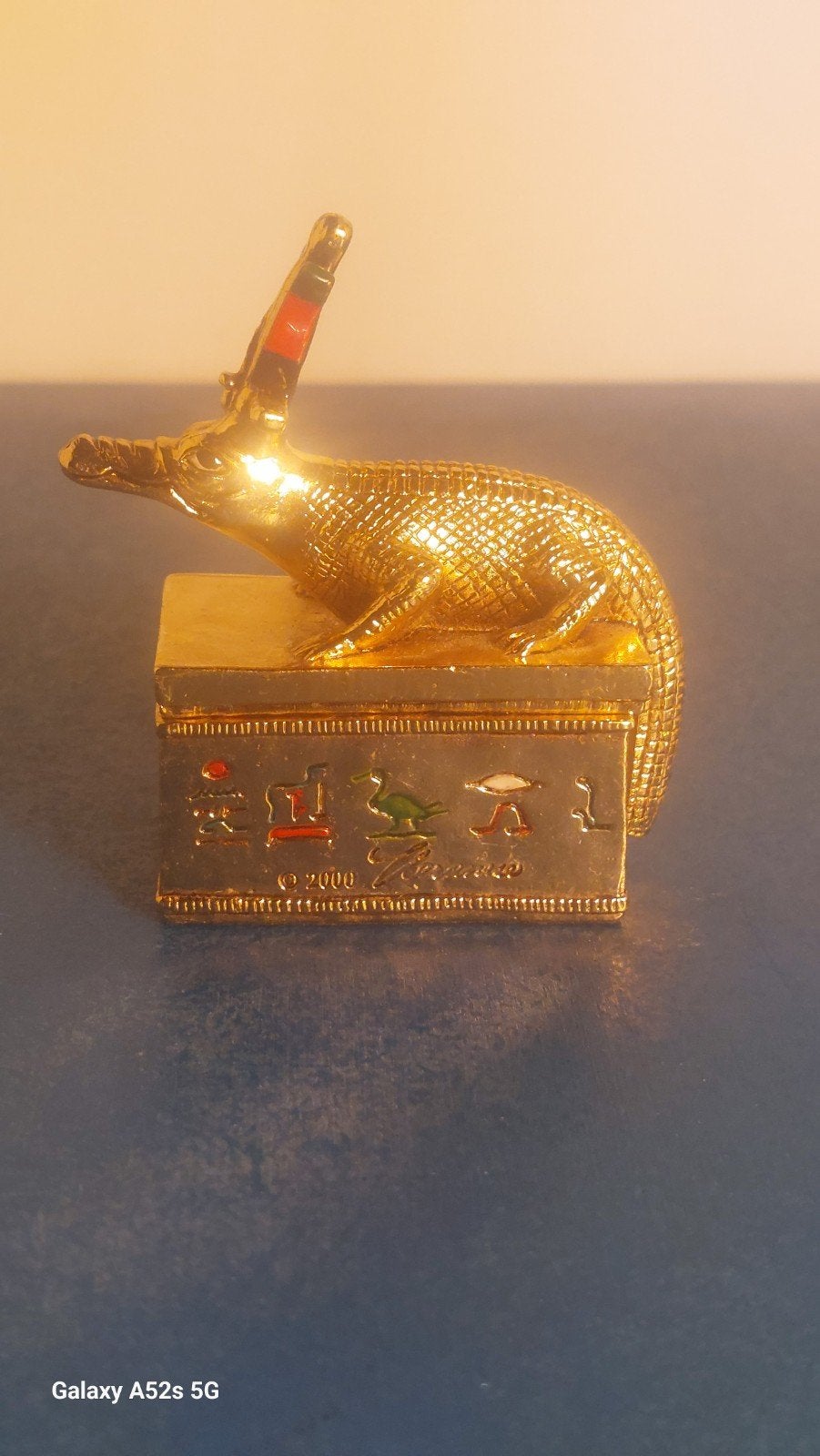 Boîtes à bijoux Sobek. (Plaqué or.), Enlèvement ou Envoi, Cuivre