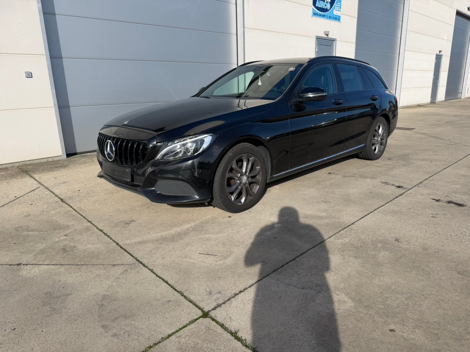 Mercedes C 180d Automaat, Auto's, Automaat, 4 cilinders, https://public.car-pass.be/vhr/7faf3412-b39f-4570-8f61-7073e88b6a7e, Zwart
