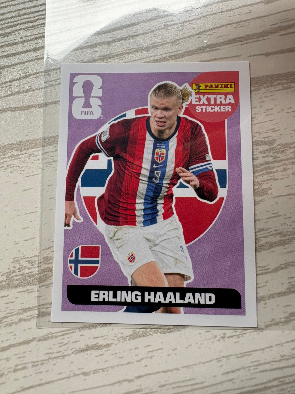 Erling Haaland panini, Hobby & Loisirs créatifs, Autocollants & Images, Enlèvement ou Envoi, Comme neuf, Autocollant