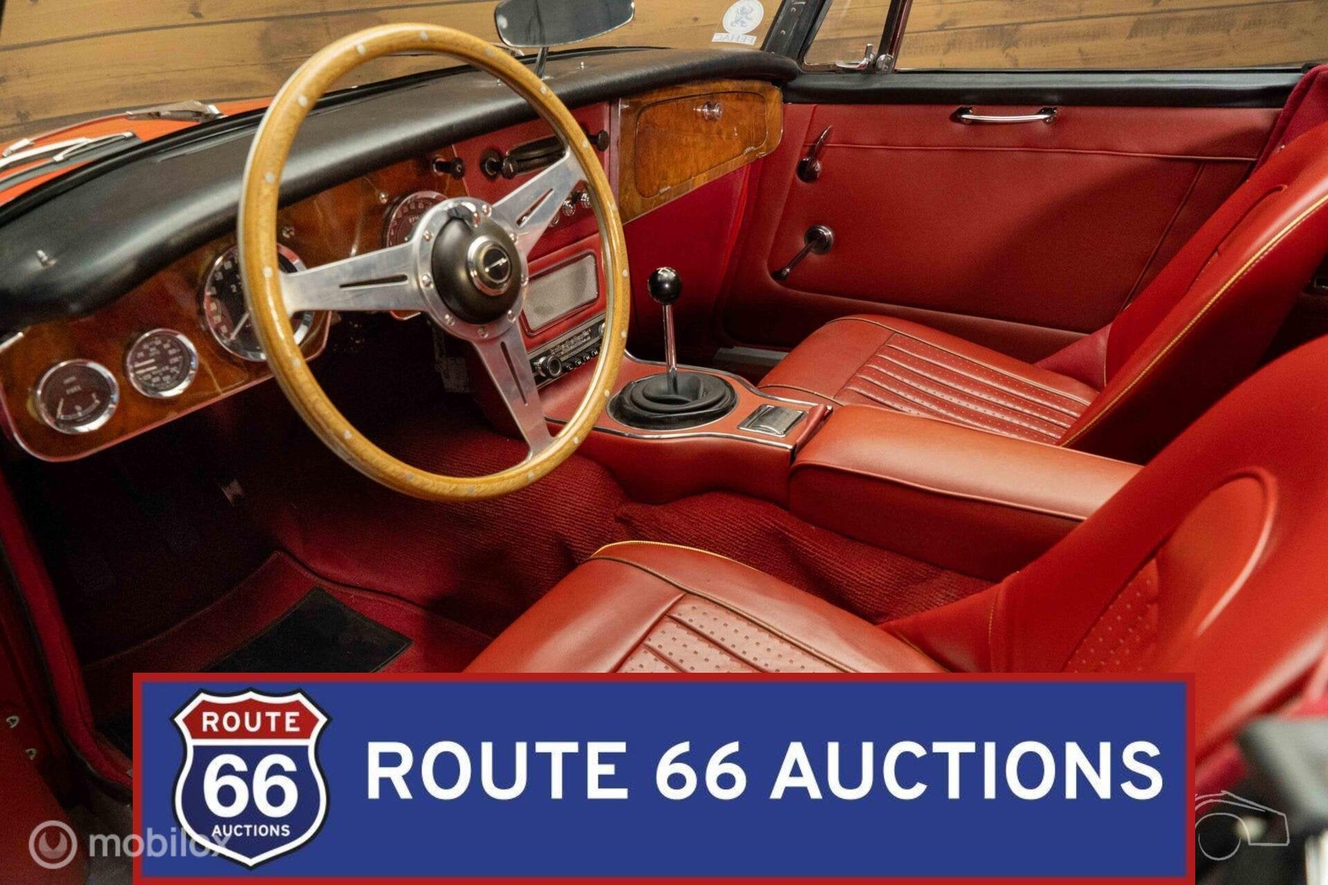 Austin Healey 3000 MK3 | 1966 | Route 66 Auctions, Austin, Zwart, Bedrijf, Handgeschakeld