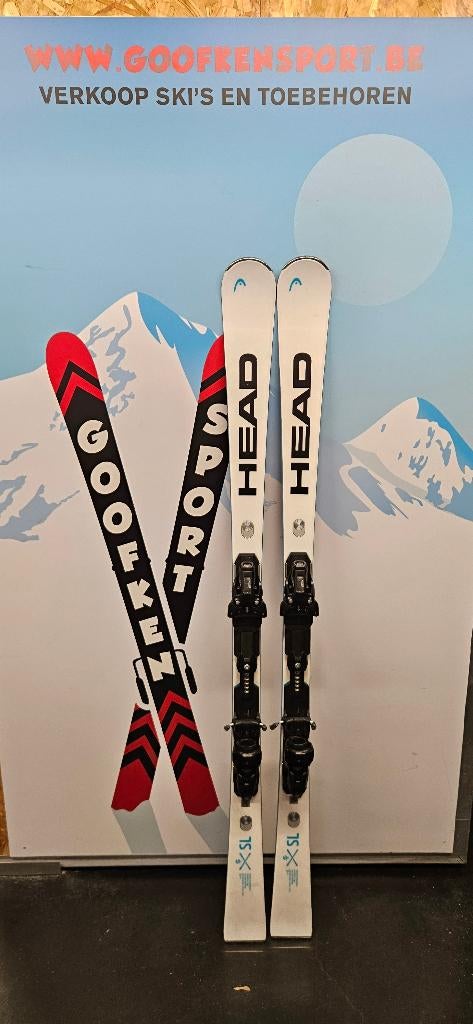 HEAD WC REBELS E-SL 165 CM 24/25 3 DAGEN GEBRUIKT 399€, Sports & Fitness, Ski & Ski de fond, Neuf, Skis, Head, 160 à 180 cm, Enlèvement