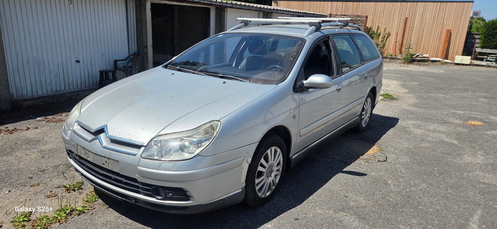 Citroen c5 lichte vracht 1.6 hdi, Autos, Citroën, Cuir, Argent ou Gris, 2 places, Noir