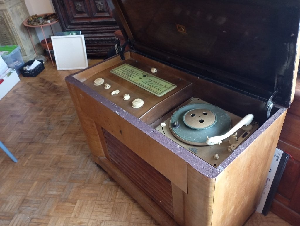 Meuble radio stéréo, Antiek en Kunst, Ophalen of Verzenden