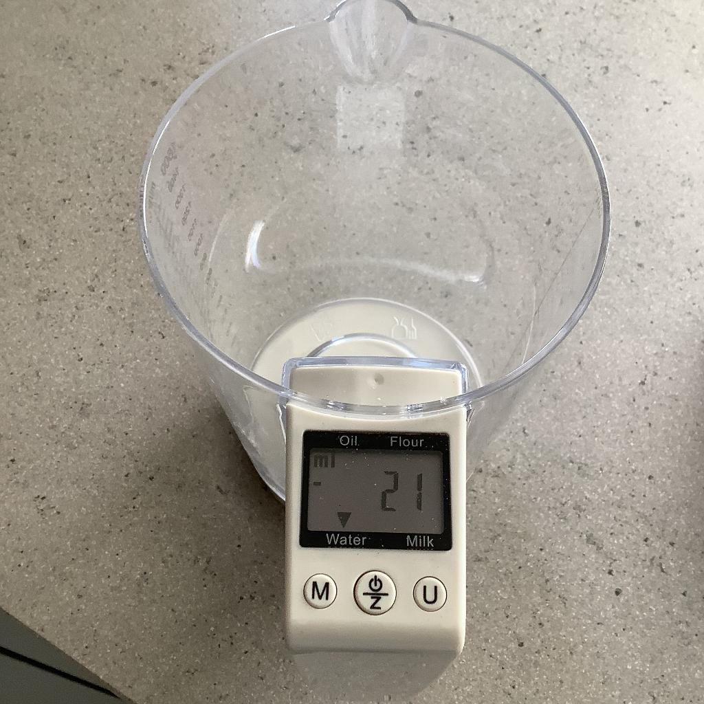 maatbeker digitaal een weegschaal touch, Elektronische apparatuur, Weegschalen, Ophalen, Nieuw, Digitaal