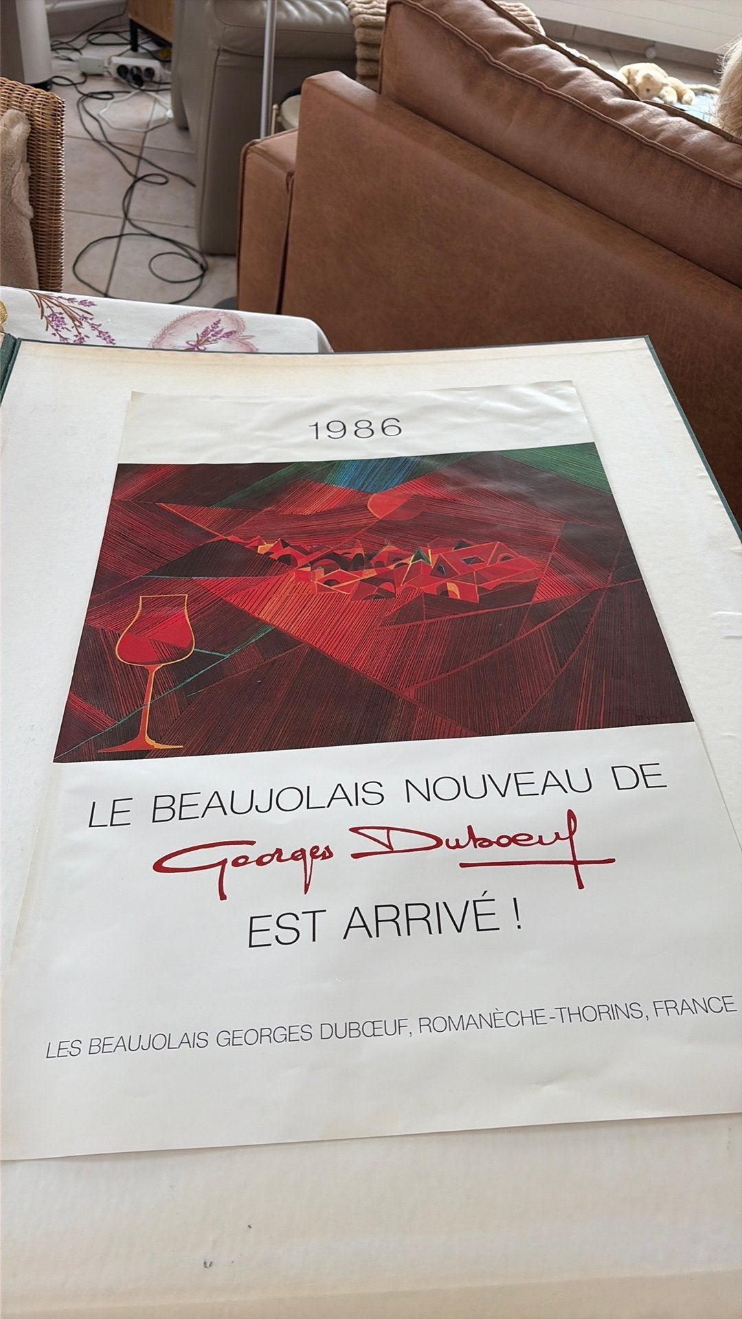Beaujolais 1986, Ophalen of Verzenden, Zo goed als nieuw