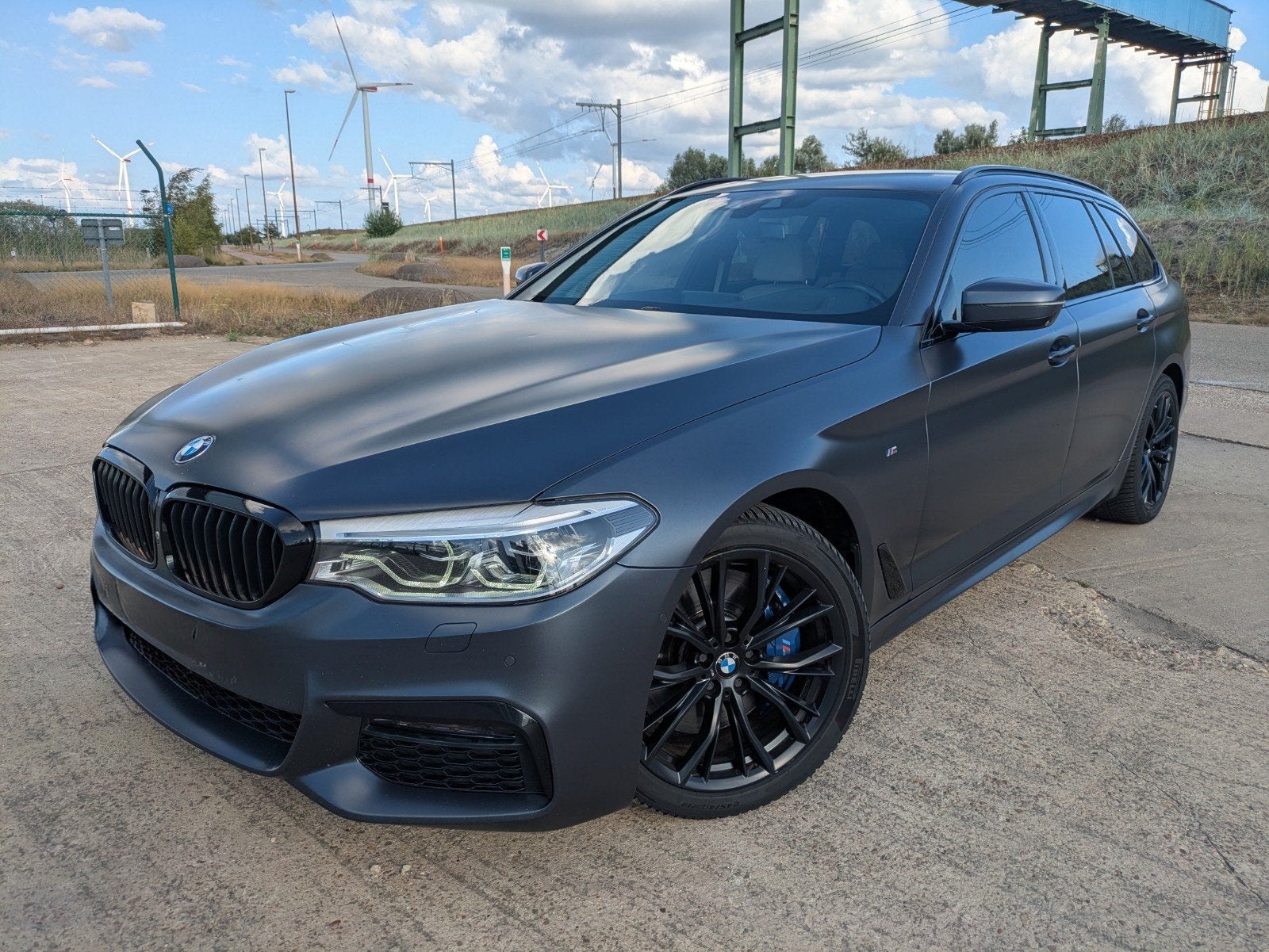 BMW 540D xDrive M Sport, Autos, BMW, Cuir, Argent ou Gris, Euro 6, 2000 kg