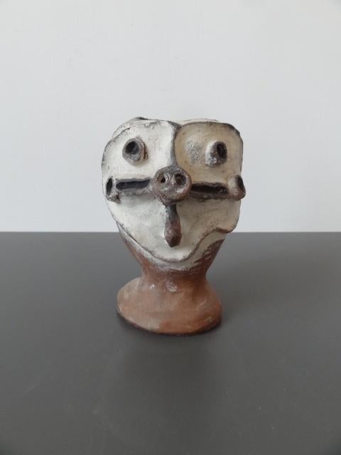 Oude sago pot Sepik, Nieuw Guinea, H 14 cm, Verzenden