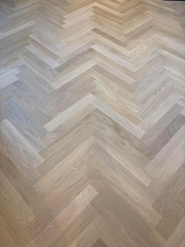 Visgraat parket ongeveer 16m2, Huis en Inrichting, Ophalen, Zo goed als nieuw, Parket