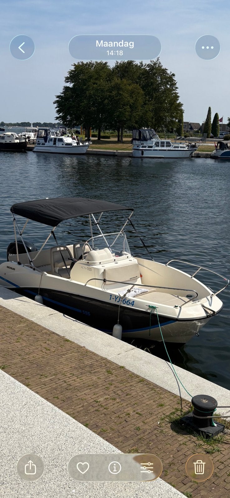QuickSilver 2014 activ 555, Ophalen, Zo goed als nieuw, Quicksilver