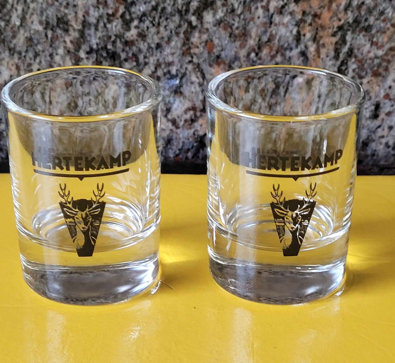 2 Hertekamp glaasjes...nieuw, Ophalen of Verzenden