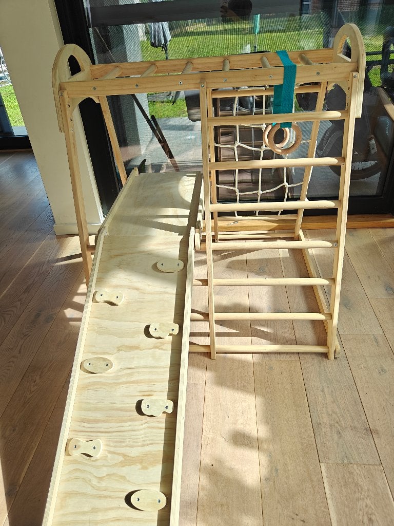 Houten klimrek voor peuter/kleuter, Ophalen, Zo goed als nieuw